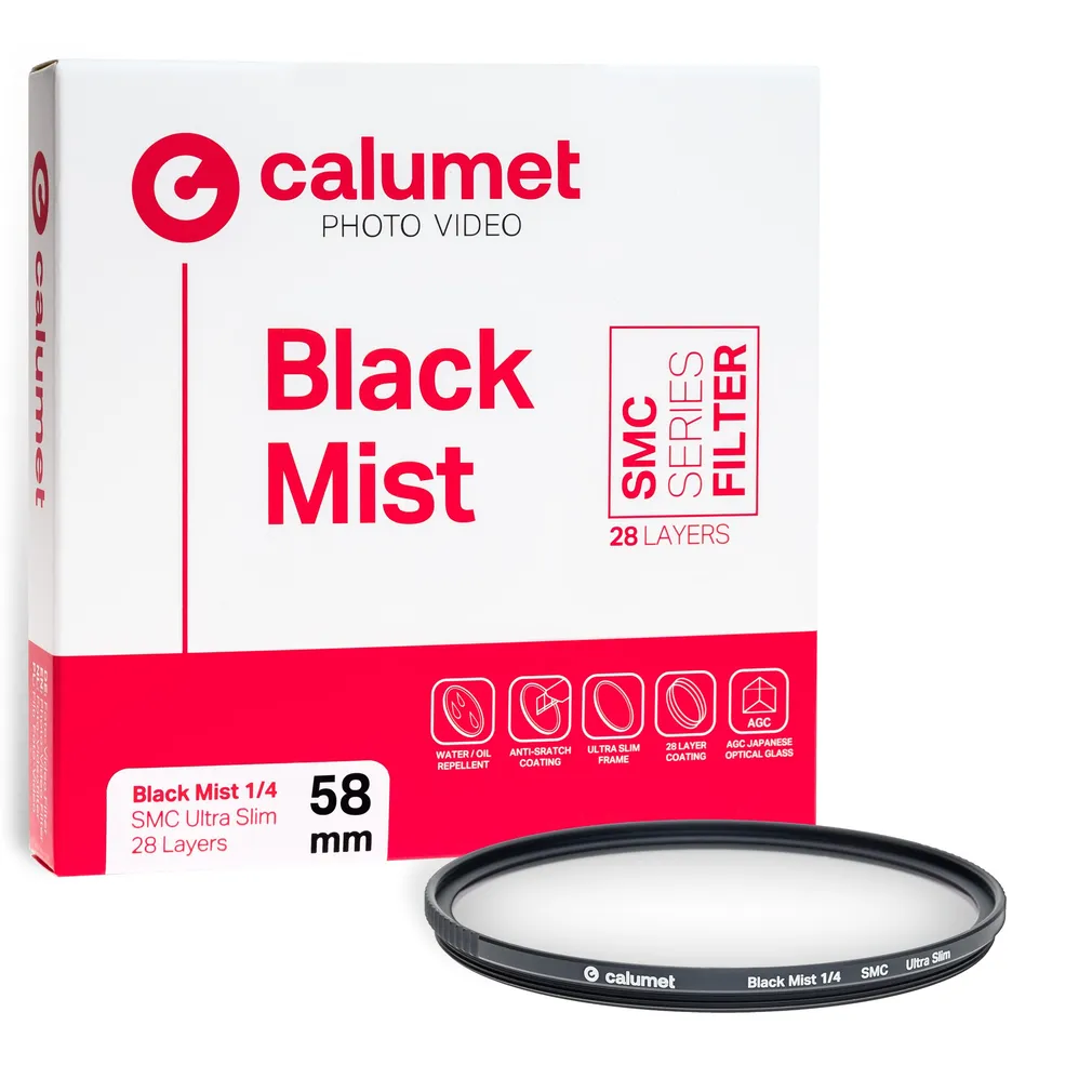 Calumet Filtr Black Mist 1/4 SMC 58 mm Ultra Slim 28 Layers