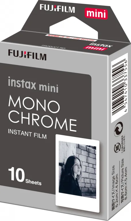 Papier photo instantané FUJIFILM Instax Mini Monochrome (x10)