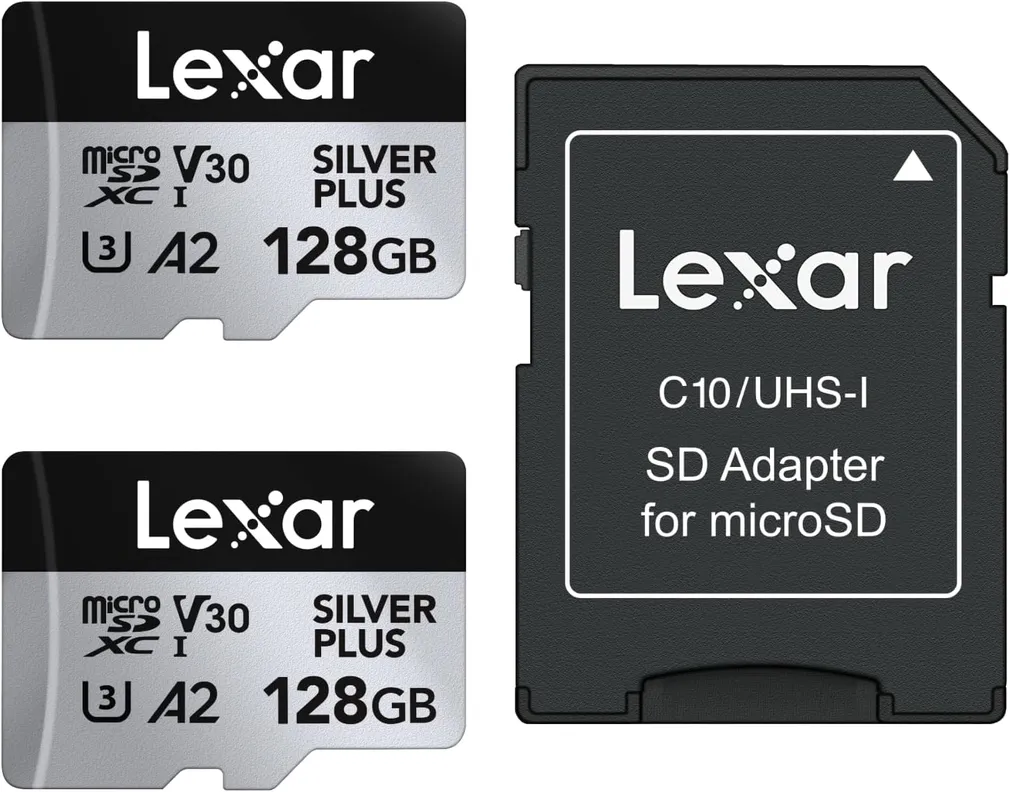 Lexar microSDXC Professional SILVER Plus UHS-I/U3/A2/4K R205/W150 (V30) 128GB - 2pack