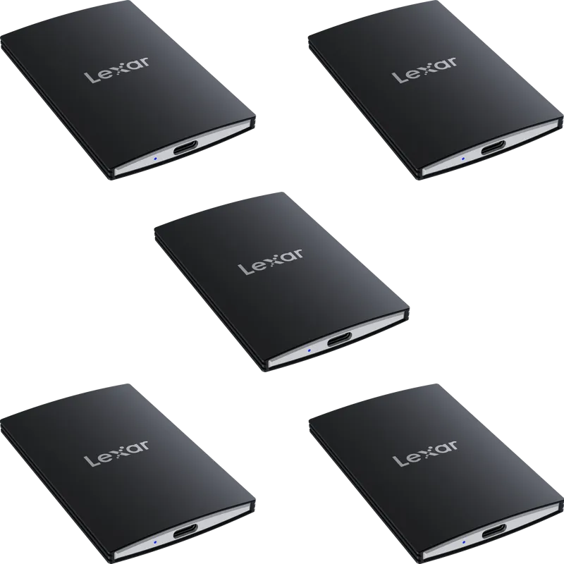 Lexar SSD SL500 / USB3.2 Gen2x2 up to R2000/W1800 // 5-pack w./ 4X 1TB + 1X 2TB