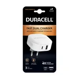 Ładowarka Duracell Biała USB-C / USB-A 30W