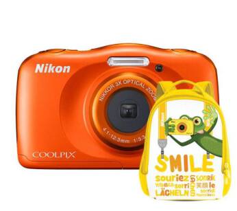 Nikon W150 pomarańczowy + PLECAK + NIEZATAPIALNY PASEK