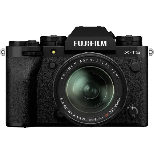 Fujifilm X-T5 + 18-55 mm czarny + karta Sandisk Extreme Pro 128GB  - RATY 10x0%