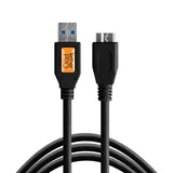 Kabel Tether Tools Pro USB 3.0 Micro-B 4,6m bl