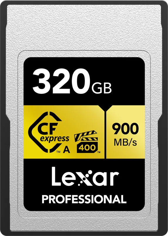 Lexar CFexpress Pro Gold, VPG400, R900/W800 (Type A) 320GB