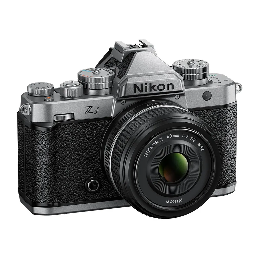Nikon Zf + 40 mm SE Srebny | Skórzany futerał Smallring w prezencie | RATY 20x0%