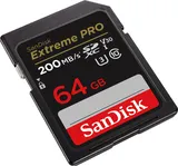 Karta Sandisk Extreme PRO SDXC 64GB 200/90 MB/s C10 V30 UHS-I U3