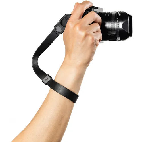 Skórzany pasek na nadgarstek do aparatu Peak Design Cuff (Czarny)
