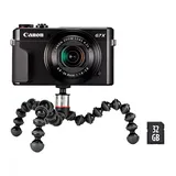 Aparat Canon PowerShot G7X Mark II + Vlog Kit – Czarny