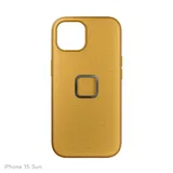 Peak Design Mobile Etui Everyday Case Fabric iPhone 15 - Żółte