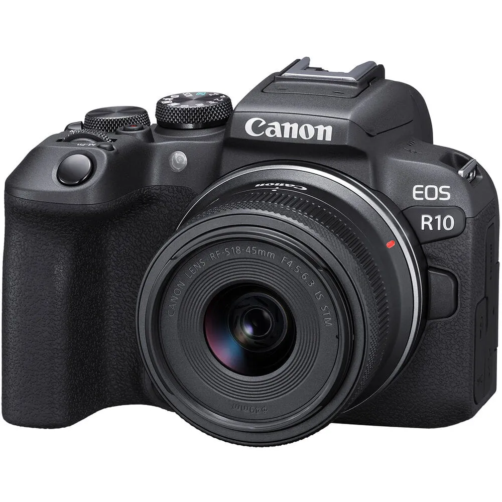 Canon EOS R10 + RF-S 18-45 mm F/4.5-6.3 IS STM + karta SANDISK 128GB GRATIS | RATY 20x0% - ZAPYTAJ O SUPER OFERTĘ