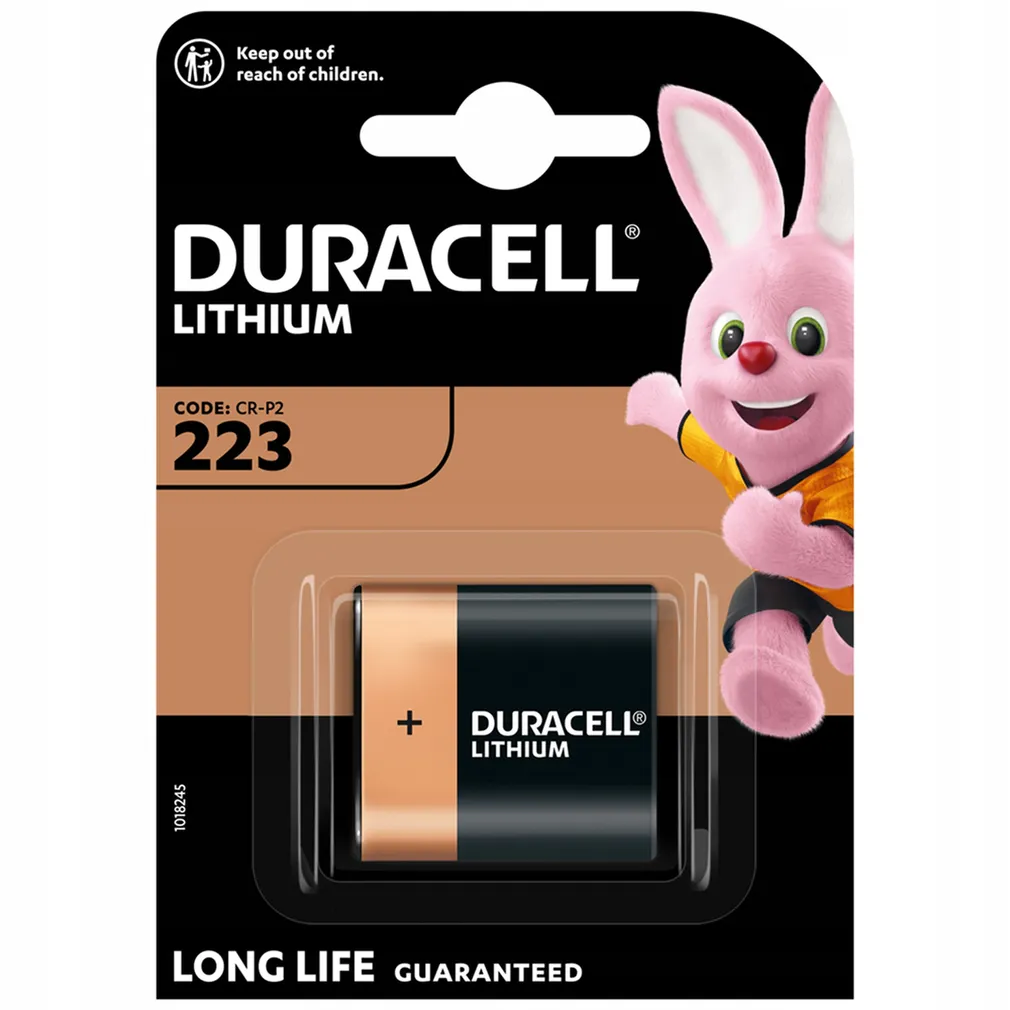 1x Bateria litowa Duracell CRP2 DL223 CR-P2 6V Duracell