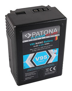 Patona Platinum Nano Akumulator V95 95WH V-lock + Powerbank Patona Gratis!