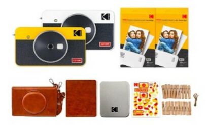 Kodak Mini Shot 2 żółty + wkłady 60 szt + pokrowiec + album