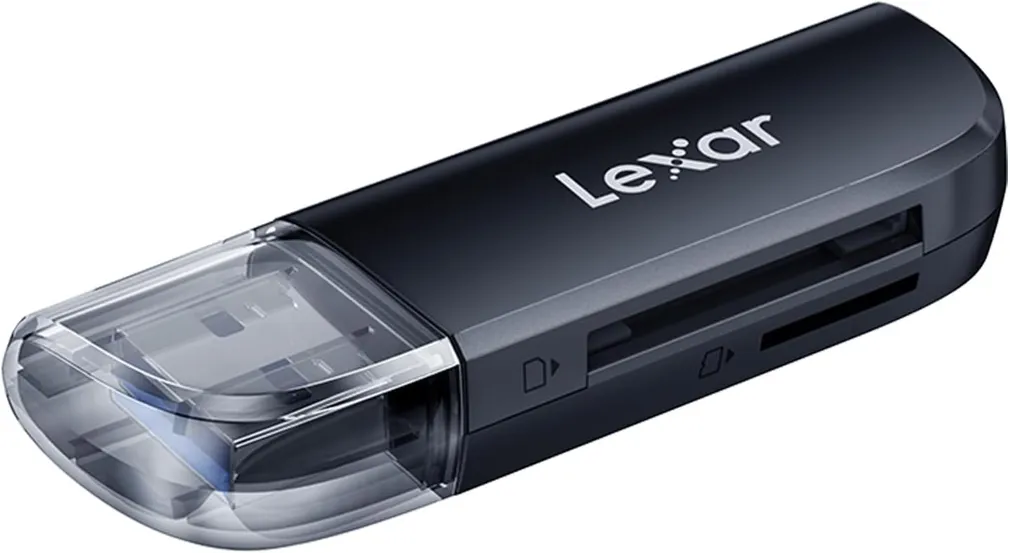 Lexar Cardreader SD/MicroSD/SDHC/SDXC Dual Slot USB-A, USB 3.2 Gen1 Up to 104MB/s