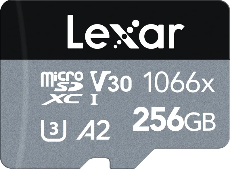 Lexar microSDXC SILVER 1066x UHS-I/U3/A2 R160/W120 (V30) 256GB