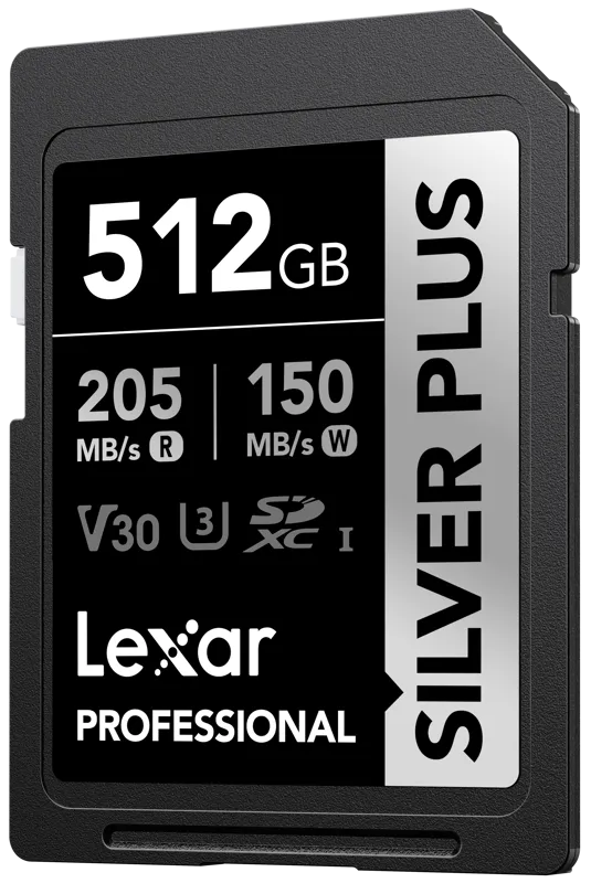 Lexar SDXC Professional SILVER Plus 1066x UHS-I/U3/A2/4K R205/W150 (V30) 512GB