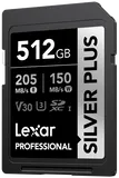 Lexar SDXC Professional SILVER Plus 1066x UHS-I/U3/A2/4K R205/W150 (V30) 512GB