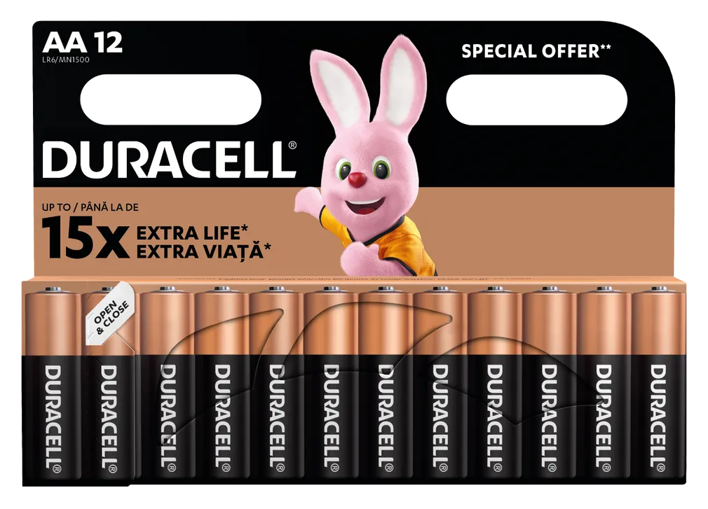 Alkaliczne Baterie Duracell LR6 / AA Basic 12 szt.