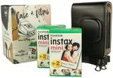 ZESTAW AKCESORIÓW INSTAX MINI LIPLAY - POKROWIEC + WKŁAD 2X 20PK - czarny 