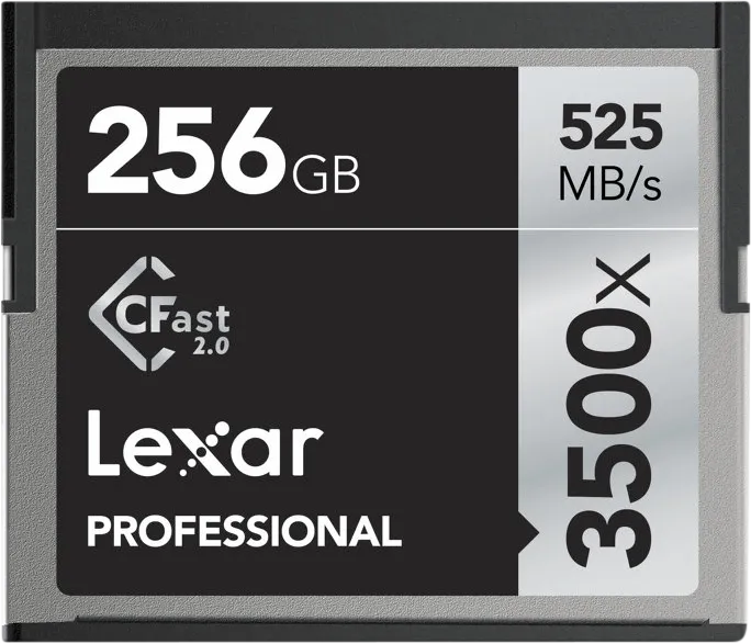 Lexar Pro 3500X Cfast (VPG-130) R525/W445 256GB