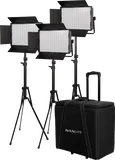 Kit Nanlite 3 light kit 1200CSA w/Trolley Case & Light Stand