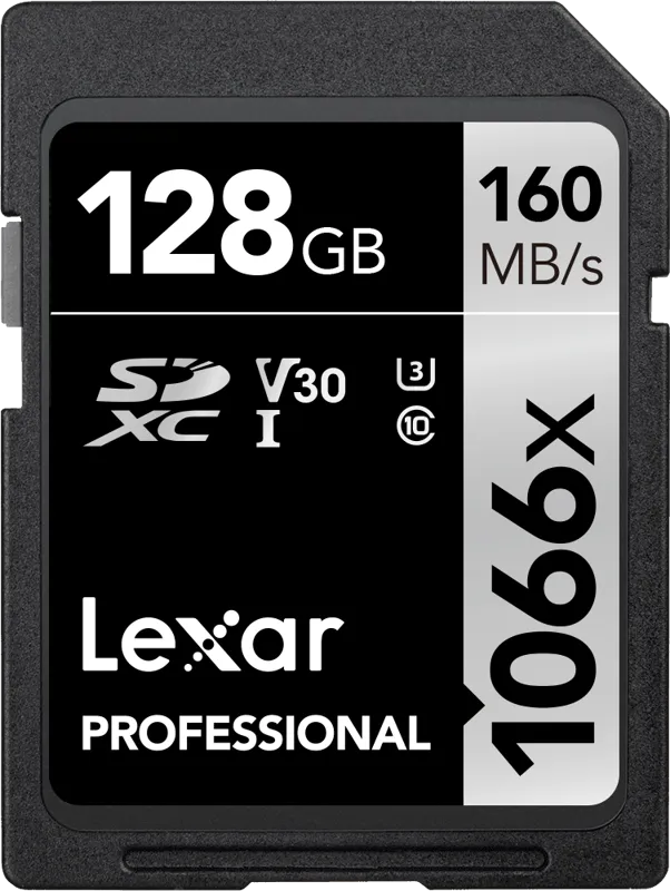 Lexar SDXC Pro 1066x U3 UHS-I R160/W120 (V30) 128GB