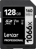 Lexar SDXC Pro 1066x U3 UHS-I R160/W120 (V30) 128GB