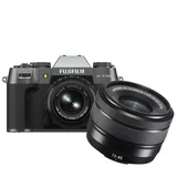 Fujifilm X-T50 + XC 15-45 mm f/3.5-5.6 OIS PZ  Ciemno-szary | Powerbank WB 30000mah (199 zł) gratis | W ZESTAWIE TANIEJ DO 860 ZŁ