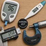 2x Srebrowe Baterie Specjalistyczne 357 303 SR44 Duracell - 2