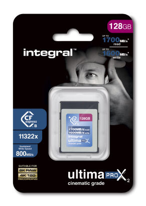 Karta Integral CFExpress UltimaPro X2 128GB Type B 11322x
