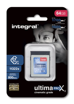 Karta Integral CFExpress UltimaPro X2 64GB Type B 11322x