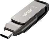 Lexar JumpDrive Dual Drive D400 Type-C/Type-C & Type-A, up to 130MB/s read (USB 3.1) 64GB