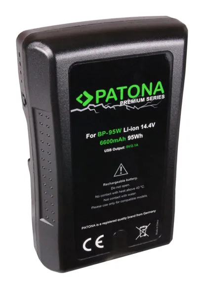 Patona Premium Akumulator BP-95W V-lock