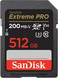 Karta Sandisk Extreme PRO SDXC 512GB 200/140 MB/s C10 V30 UHS-I U3