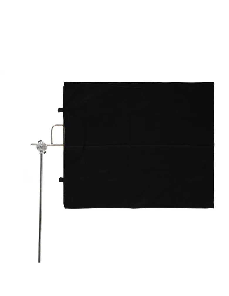 GlareOne Solid Black Flag 75x90 cm