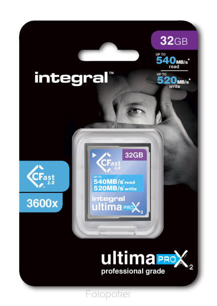 Karta CFast 2.0 Integral Ultima ProX 32GB 3666x