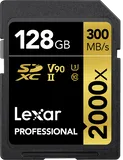 Karta Lexar Pro 2000X SDHC/SDXC UHS-II U3(V90) R300/W260 (w/o cardreader) 128GB + CZYTNIK LEXAR ZA 1 ZŁ