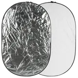 GlareOne Blenda 2w1 srebrno biała, 92x122cm