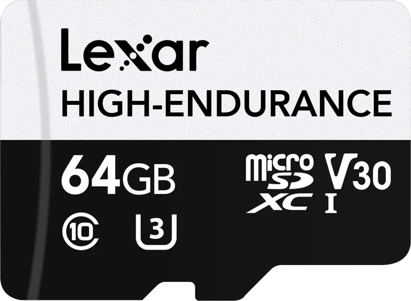 Lexar microSDXC High-Endurance UHS-I/U3/10 R100/W35 (V30) 64GB