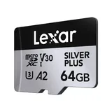 Lexar microSDXC Professional SILVER Plus UHS-I/U3/A2/4K R205/W100 (V30) 64GB