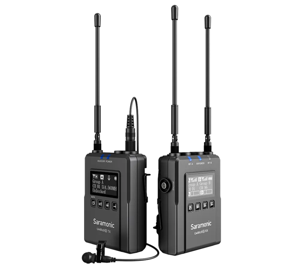 Zestaw do beprzewodowej transmisji dźwięku Saramonic UwMic9S Kit 1 (RX9 + TX9)