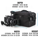 Tenba Cineluxe V2 Shoulder Bag 24 Hightop (Black, 60L) - 7