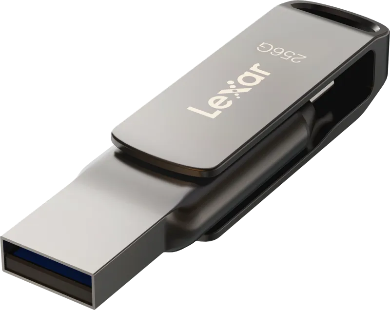 Lexar JumpDrive Dual Drive D400 Type-C/Type-C & Type-A, up to 130MB/s read (USB 3.1) 256GB