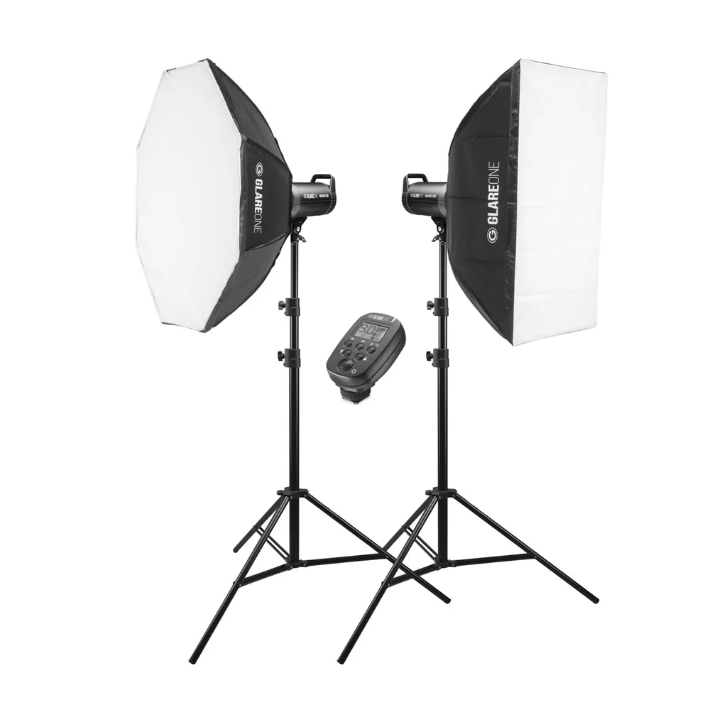 GlareOne Antares 600 Basic Kit - zestaw oświetlenia studyjnego
