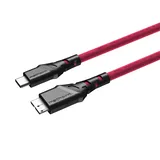 Kabel fotograficzny Mathorn MTC-530M 5m 10Gbps USB C - MicroB Magenta
