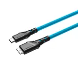 Kabel fotograficzny Mathorn MTC-230 2m 10Gbps USB C - MicroB ArcticBlue