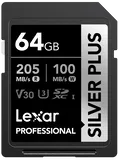 Lexar SDXC Professional SILVER Plus 1066x UHS-I/U3/A2/4K R205/W100 (V30) 64GB - 2