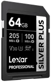Lexar SDXC Professional SILVER Plus 1066x UHS-I/U3/A2/4K R205/W100 (V30) 64GB - 3
