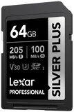 Lexar SDXC Professional SILVER Plus 1066x UHS-I/U3/A2/4K R205/W100 (V30) 64GB